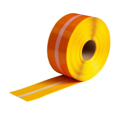 Brady Floor Marking Tape, Vinyl, 4 in W., 100 ft L., 0.050 in Thickness 152111